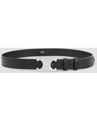 Celine - Calf Leather Large 30 Mm Belt - Lyst