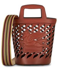 Etro - Leather Bucket Bag - Lyst