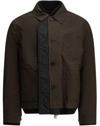 Sacai - "Nylon Twill X Ripstop Reversible" Quilted Jacket - Lyst