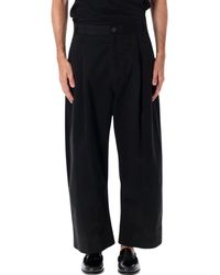 Studio Nicholson - Pleated Wide-Leg Trousers - Lyst