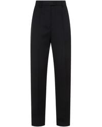 Prada - Wool Trousers - Lyst