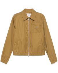 Ami Paris - Logo Plaque Twill Bomber Jacket - Lyst
