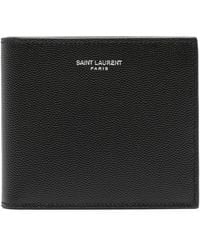 Saint Laurent - Paris Leather Wallet - Lyst