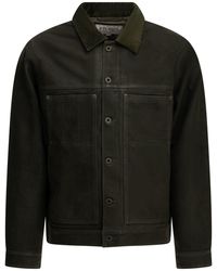 Filson - "Cruiser" Leather Jacket - Lyst