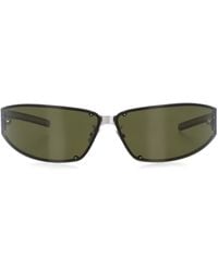 Saint Laurent - Racer-Inspired Shield Sunglasses With Metal Frame & Nylon Lenses - Lyst