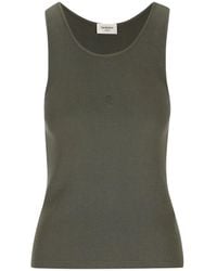 Saint Laurent - Cassandre Tank Top - Lyst