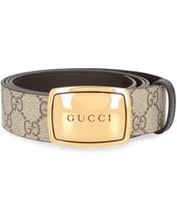Gucci - Belt With A Logo Buckle - Lyst