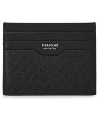 Ferragamo - Leather Credit Card Case - Lyst