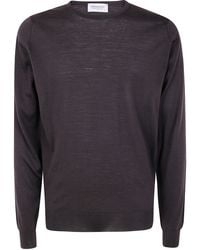 John Smedley - "Lundy" Round Neck Pullover - Lyst