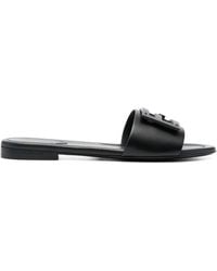 Fendi - Baguette Leather Slides - Lyst