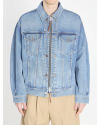 Celine - Trucker Cotton Jacket - Lyst