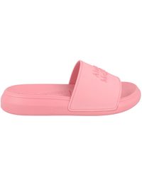McQueen - Embossed Logo Slides - Lyst