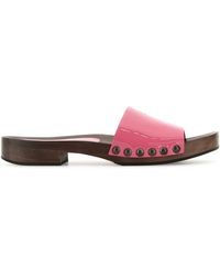 Miu Miu - Patent Leather Clogs - Lyst