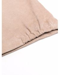 Brunello Cucinelli - Hazelnut Suede Gloves - Lyst
