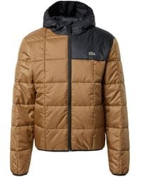 Lacoste - Waterproof Colour-Block Puffer Jacket - Lyst