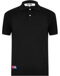 Comme des Garçons - Heart Invader Logo Polo Shirt - Lyst