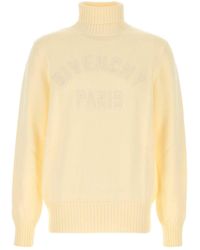 Givenchy - Cream Cotton Sweater - Lyst