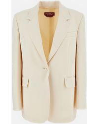 Max Mara - Single-Breasted Mstbosco Cady Blazer - Lyst
