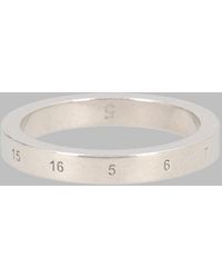 Maison Margiela - Engraved Numbered Band Ring - Lyst