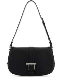 McQueen - Leather Large Satchel Crossbody Bag - Lyst