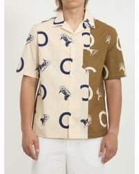 Celine - Cotton Poplin Bowling Shirt - Lyst