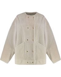 Halfboy - Sheepskin Jacket - Lyst