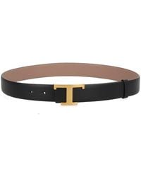 Tod's - T Timeless Leather Belt - Lyst