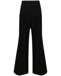 Givenchy - High-Waist Palazzo Trousers - Lyst