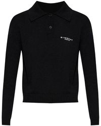 Givenchy - Wool And Cashmere Polo Swater - Lyst