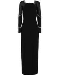 Givenchy - Crystal Embellished Crepe Gown - Lyst