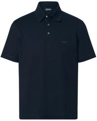 ZEGNA - Classic Reguther Fit Short Sleeve Knit Polo - Lyst