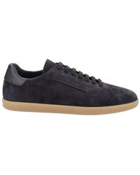 ZEGNA - Suede Leather Sneakers - Lyst