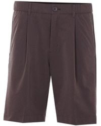 Herno - Dark Polyester Bermuda - Lyst