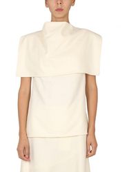 Jil Sander - Wool Tops - Lyst
