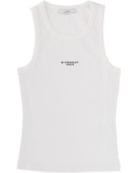 Givenchy - Tank Top With Logo - Lyst