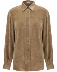 Brunello Cucinelli - Snap-Button Shirt - Lyst