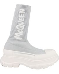 McQueen - Ribbed Tread Slick Boots - Lyst