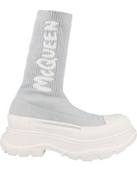 McQueen - Ribbed Tread Slick Boots - Lyst