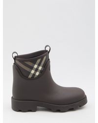 Burberry - Marsh Stamp Ankle Boots - Lyst