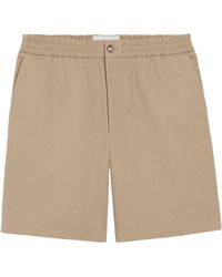 Ami Paris - Polyester Cotton Elastic Waist Shorts Adc - Lyst