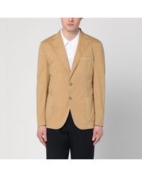 Santaniello - Single-Breasted Cotton Jacket For - Lyst
