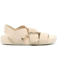 Loewe - Ease Leather Sandals - Lyst