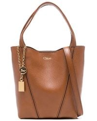 Chloé - Spin Piccola Leather Tote - Lyst