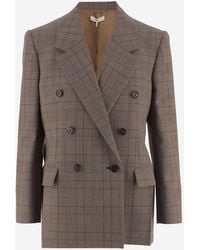 Chloé - Jacket Double-Breasted Wool - Lyst