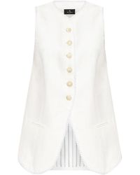 Etro - Sleeveless Vest - Lyst