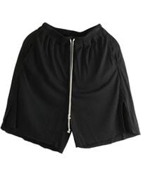 Rick Owens - Drawstring Side-Split Shorts - Lyst