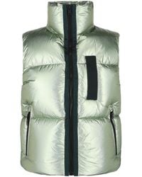 Givenchy - Metallic-Finish Down Puffer Vest - Lyst