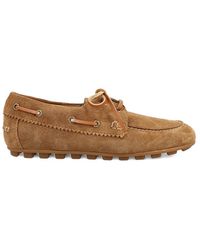 Hogan - Suede Lace-Up Shoes - Lyst