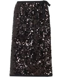 Prada - Polyamide Midi Skirt - Lyst