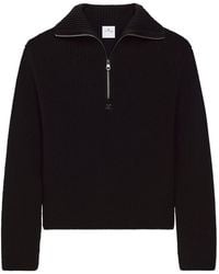 Courreges - Zipped Wool Sweater - Lyst